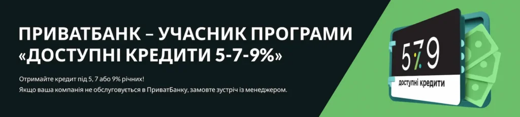 Приватбанк — кредитування агробізнесу